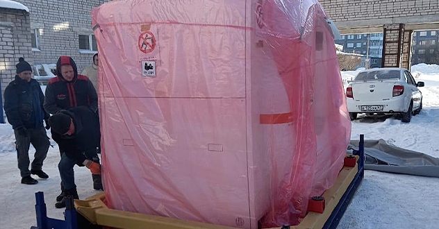 В Котласской ЦГБ приступили к монтажу МРТ