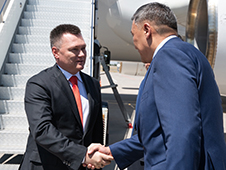 Игорь Краснов прибыл в Бишкек для участия в 22-м заседании Генеральных прокуроров государств – членов Шанхайской организации сотрудничества