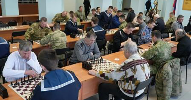 В Архангельске прошёл чемпионат областной Росгвардии по шахматам