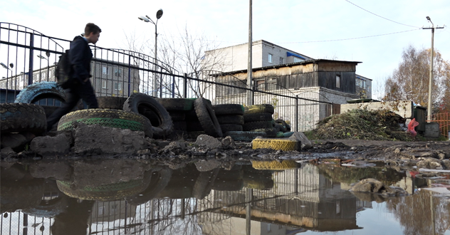 Мусоровозы против котласских дорог