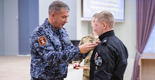 Архангельским росгвардейцам отличившимся в спецоперации вручили госнаграды
