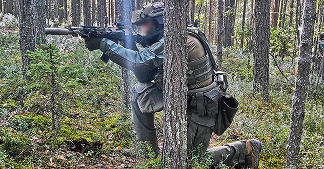 Бойцы спецподразделений Росгвардии провели боевое слаживание группы, убывающей в зону СВО