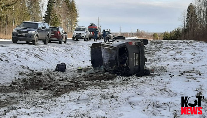 В Котласском районе в ДТП погибла молодая женщина