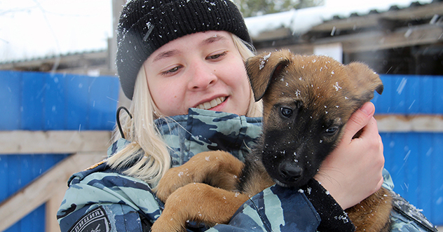 В Центре кинологической службы УМВД России по Архангельской области — пополнение