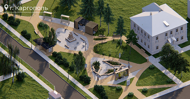 В Архангельской области будут обновлены еще три общественных пространства