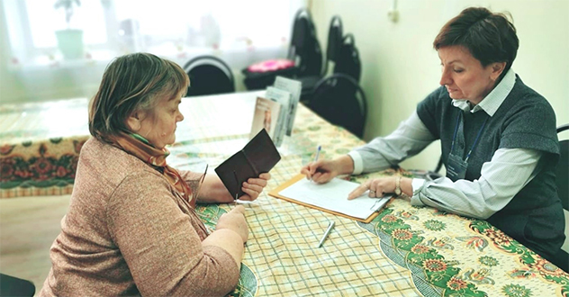 В Вычегодском активно собираются подписи в поддержку В.В.Путина на предстоящих выборах