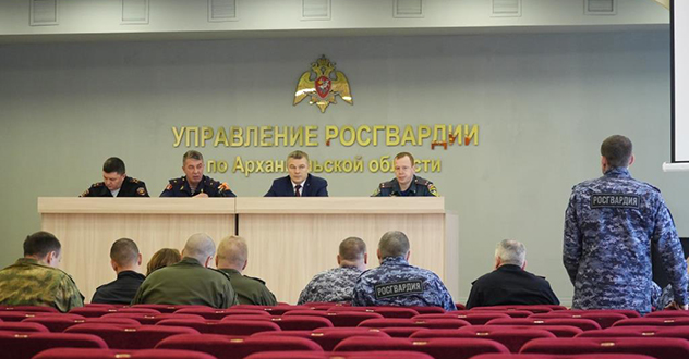 В Управлении Росгвардии обсудили вопросы обеспечения безопасности избирательной кампании в Поморье