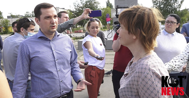 Коряжма встретила Александра Цыбульского как-то расслабленно