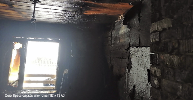 Пожарные спасли дом в Устьянском районе