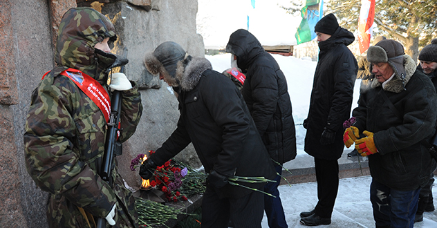 Сегодня сотрудники и ветераны РУФСБ России по Архангельской области почтили память воинов-интернационалистов
