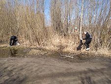 Осужденные к принудительным работам  присоединились к экологической акции