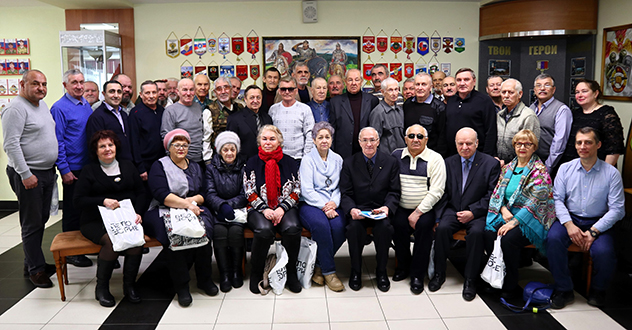 В архангельском отряде «Ратник» Росгвардии прошло чествование ветеранов войск национальной гвардии