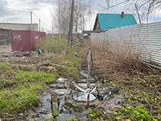 В Котласе появился очередной ручеек