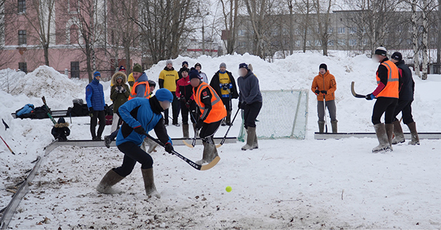 СОБР Росгвардии завоевал «серебро» турнира хоккея на валенках среди архангельских силовых структур