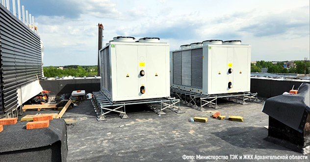 В Котласе идет внутренняя отделка детской поликлиники