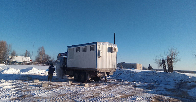 Мобильное отделение почты от ИК-14 доставлено в Шуйгу