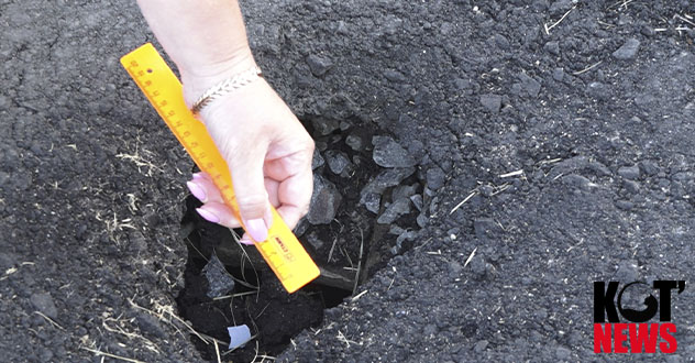 Во дворах Котласа новый асфальт по нацпроекту напоминает песок