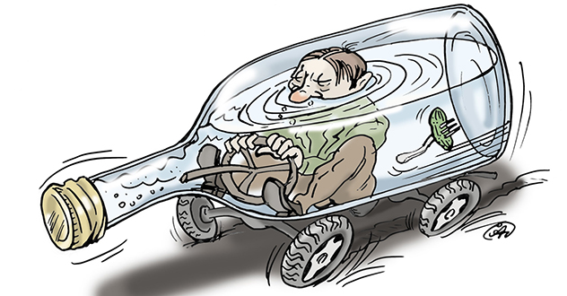 В Красноборском районе у любителя покататься за рулем в нетрезвом виде конфисковали автомобиль