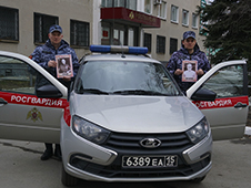 Росгвардейцы присоединились к патриотический акции «Бессмертный автополк»