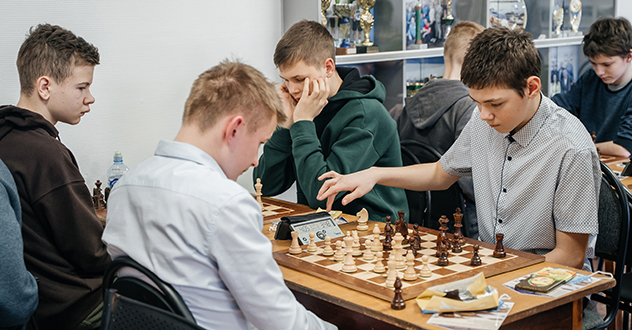 Состоялась традиционная матчевая встреча по шахматам между городами Коряжмы и Котласа