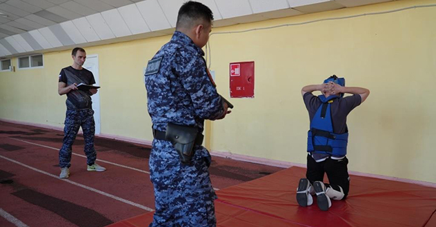 В Архангельской области определили лучшую группу задержания вневедомственной охраны Росгвардии