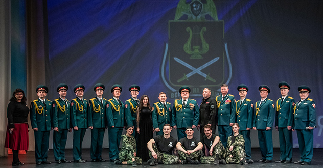 Ансамбль песни и пляски Северо-Западного округа Росгвардии дал концерт в Архангельске