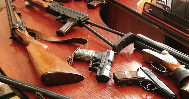 Сотрудники Росгвардии подвели итоги работы в сфере оборота оружия  Архангельской области за неделю