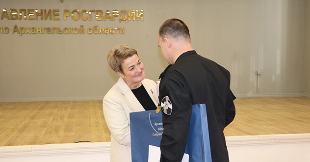 В Архангельске отметили 30-летие со дня образования СОБР Росгвардии